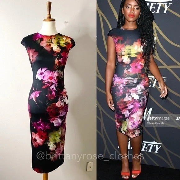 Ted baker narrnia bodycon dress discount